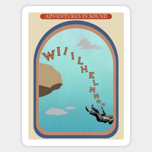 Adventures in Sound - Wilhelm Scream Funny Movie Sticker